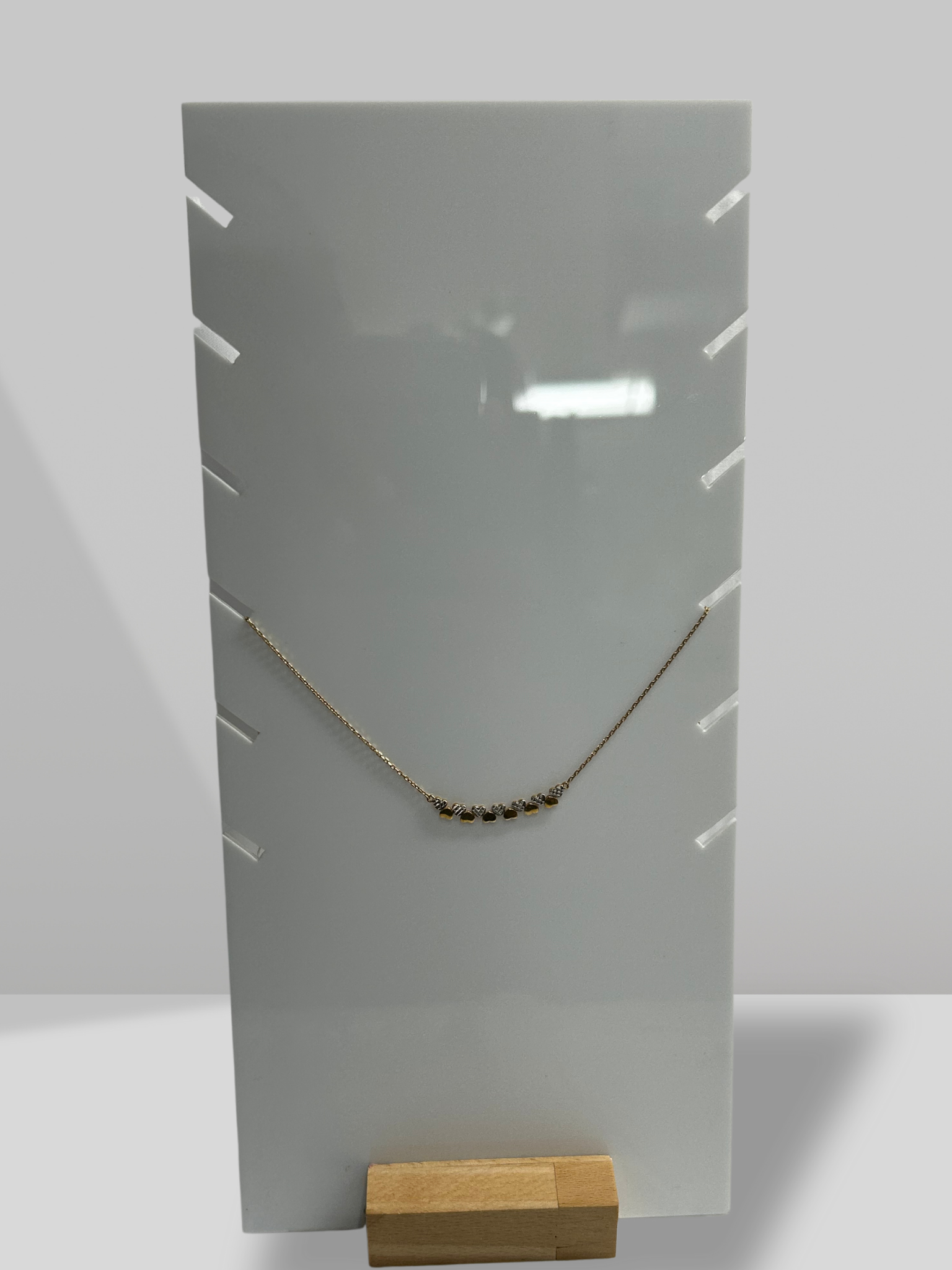 Collier à deux or / 45 cm de longueur