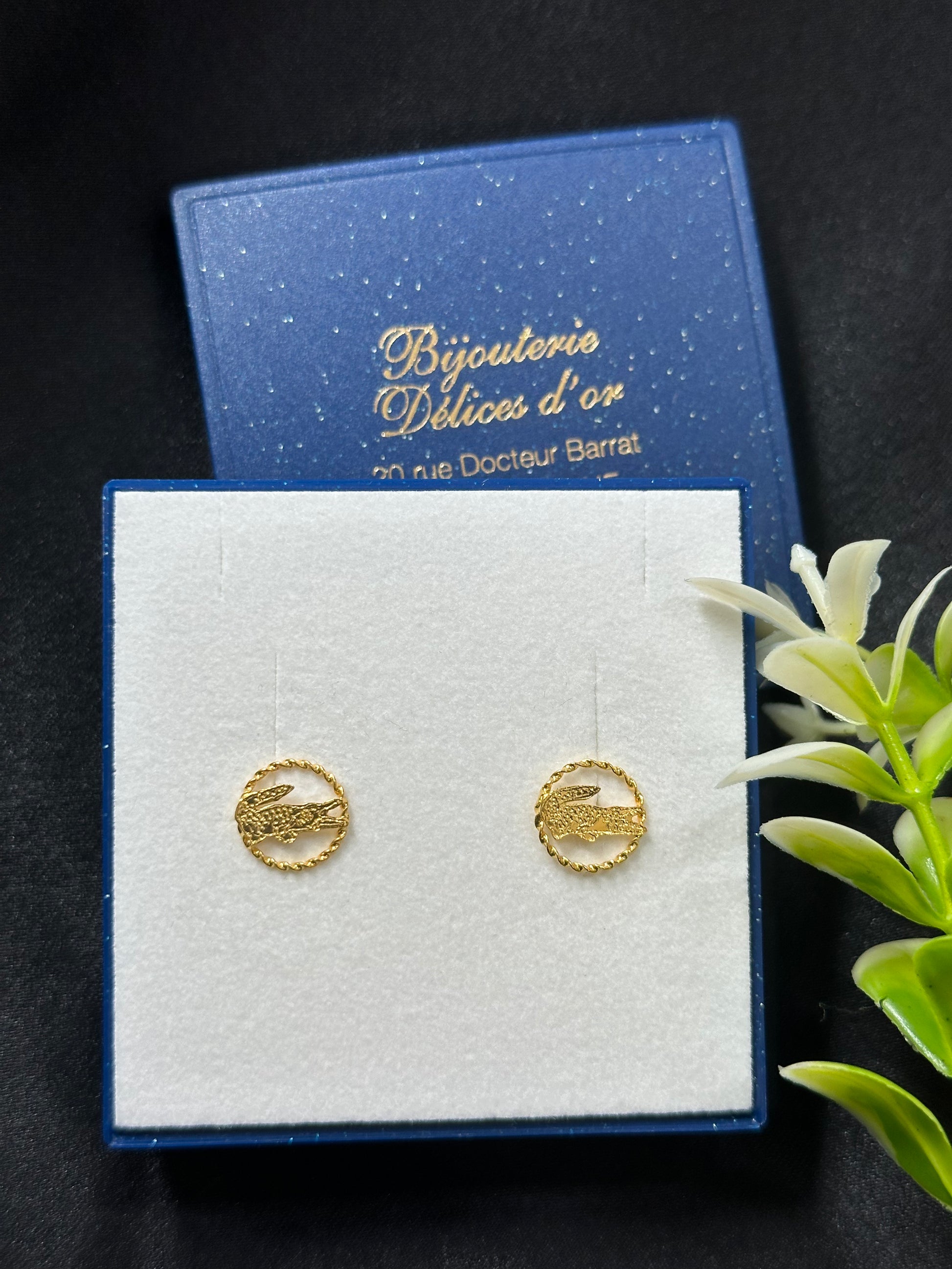 Boucle d'oreille Lacoste