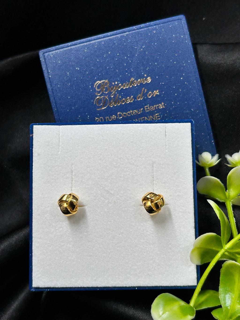 Boucle d'oreille forçat lisse