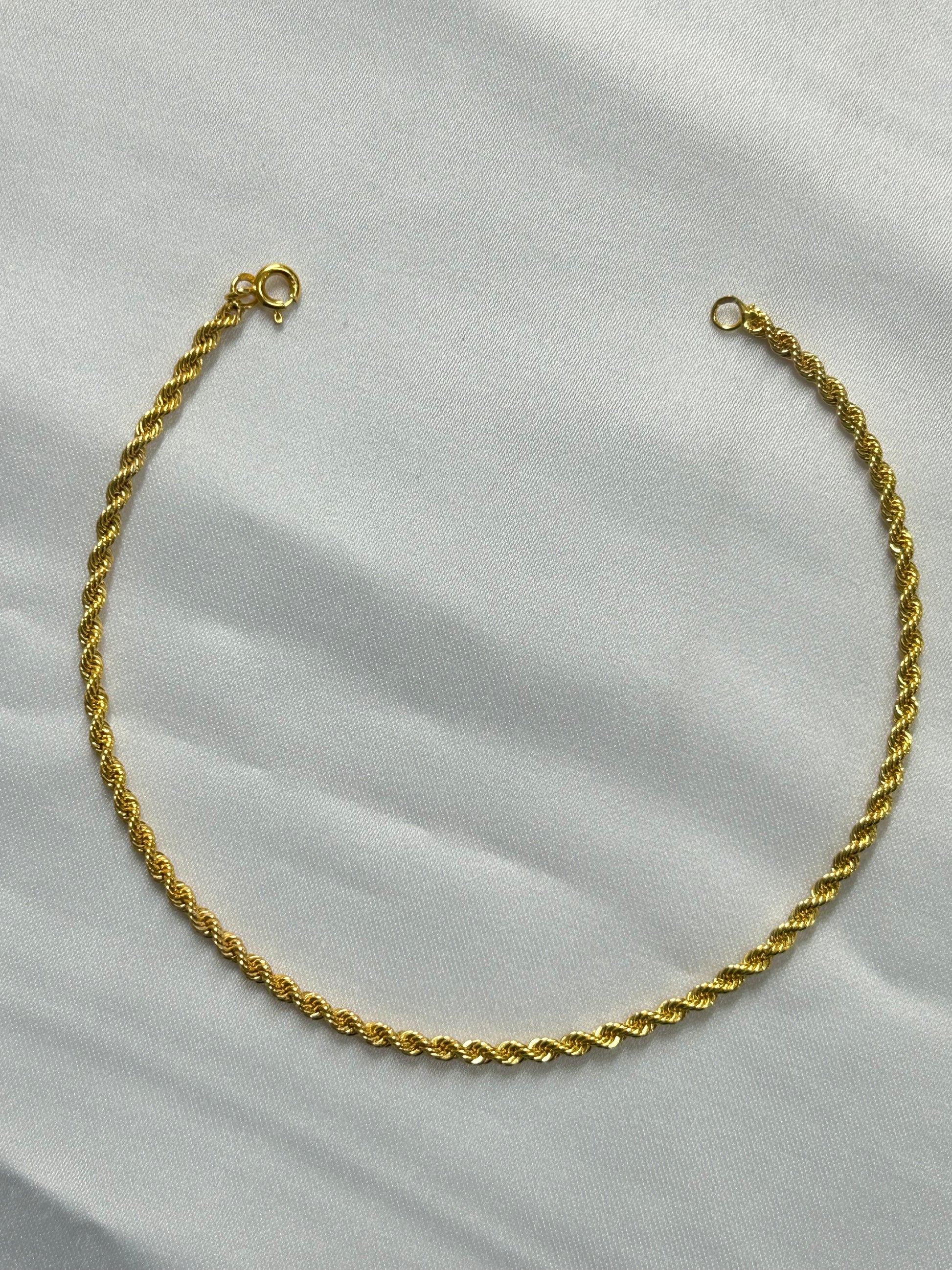 Bracelet maille corde