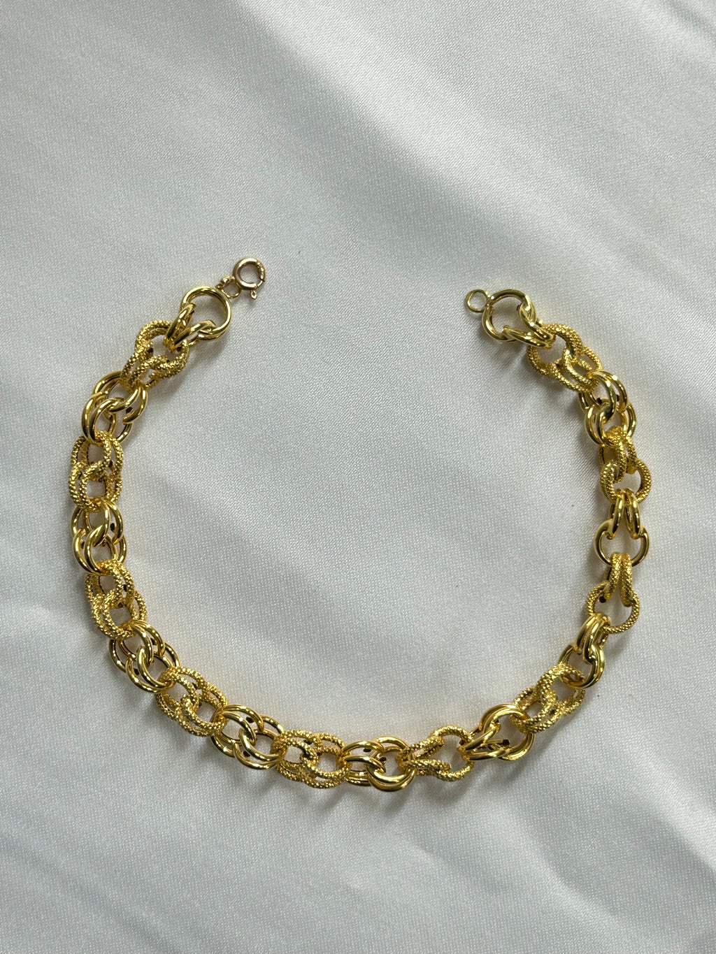 Bracelet maille gros sirop