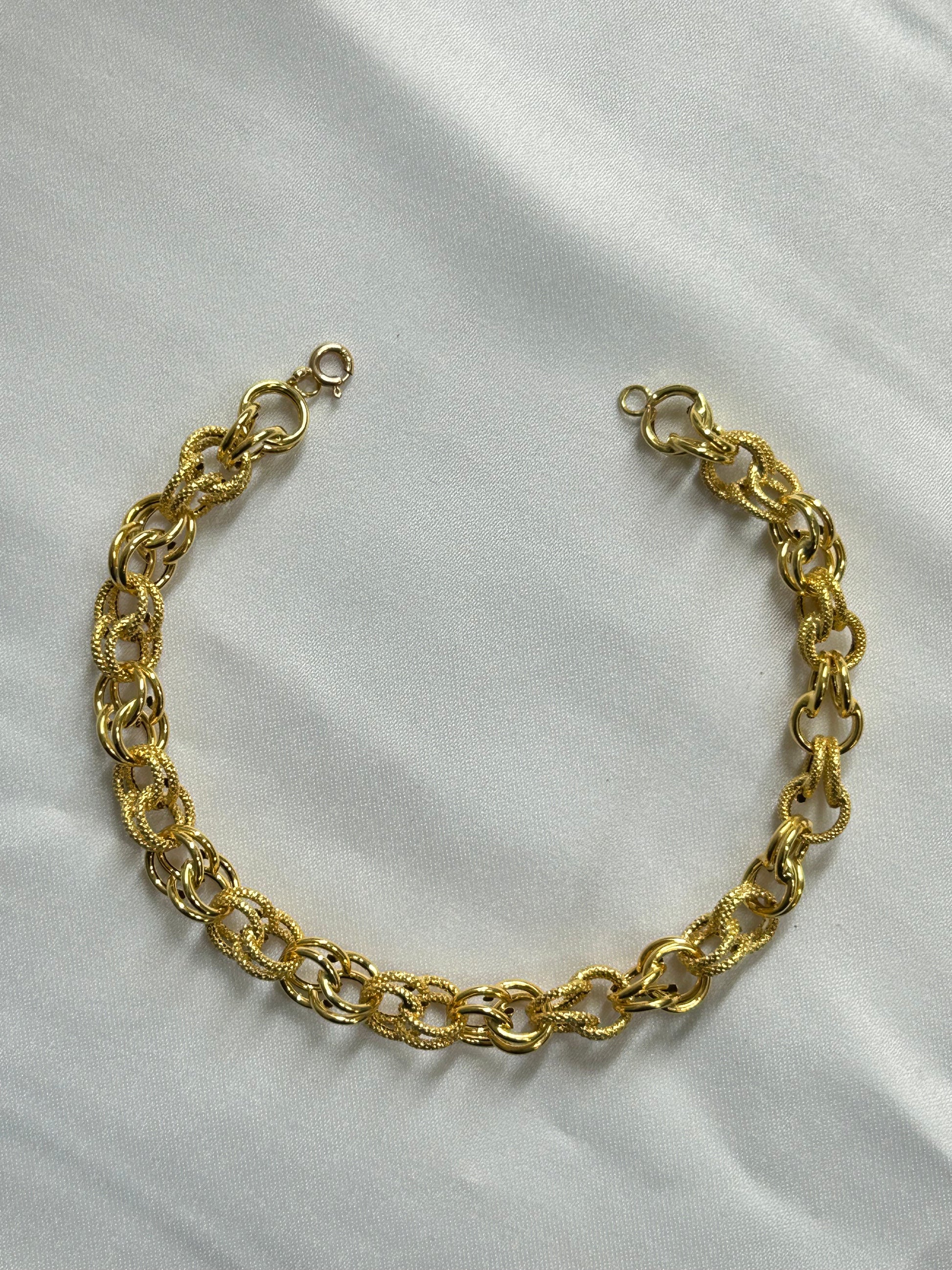 Bracelet maille gros sirop