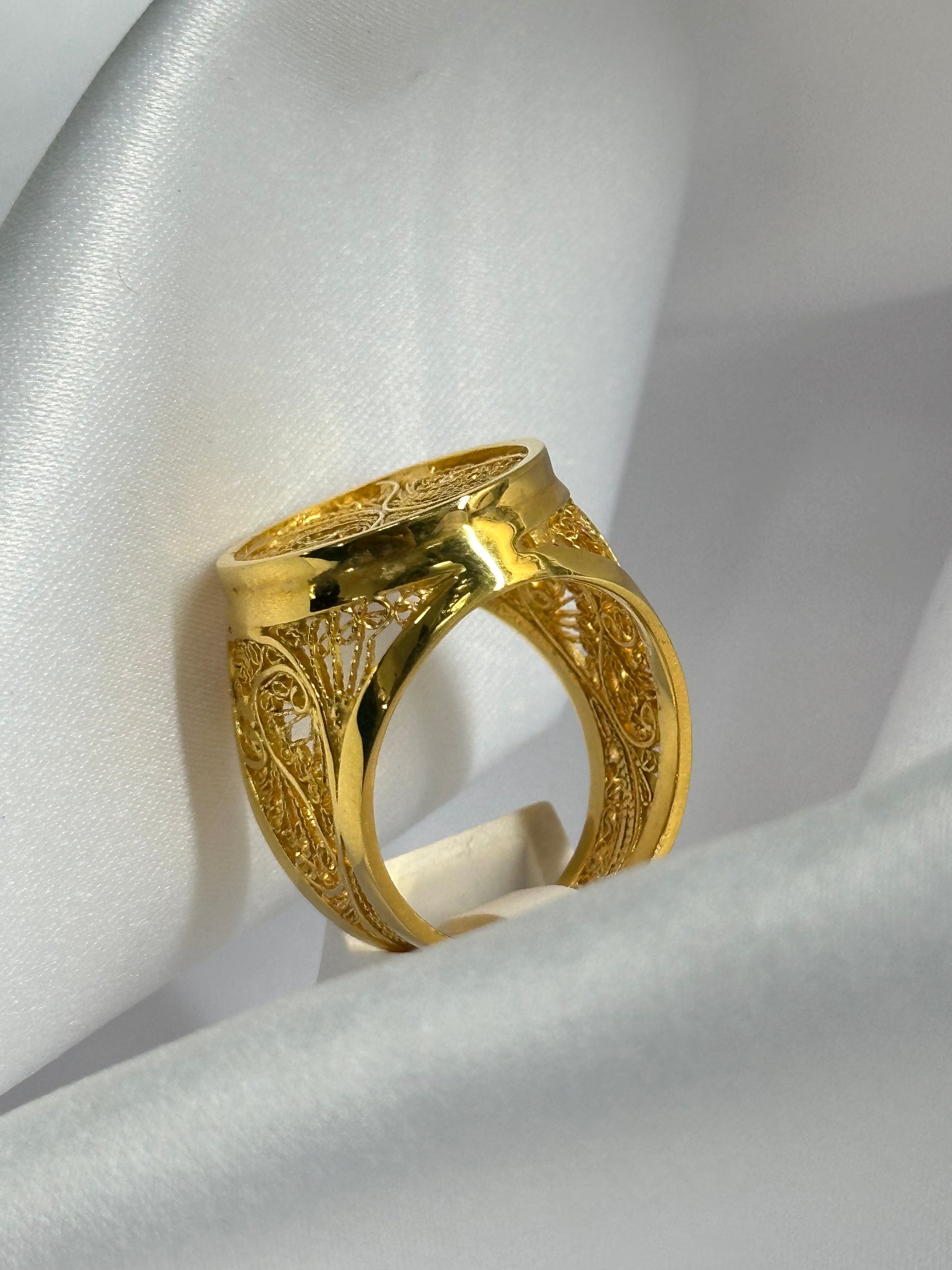 Chevalière filigrane / 12g
