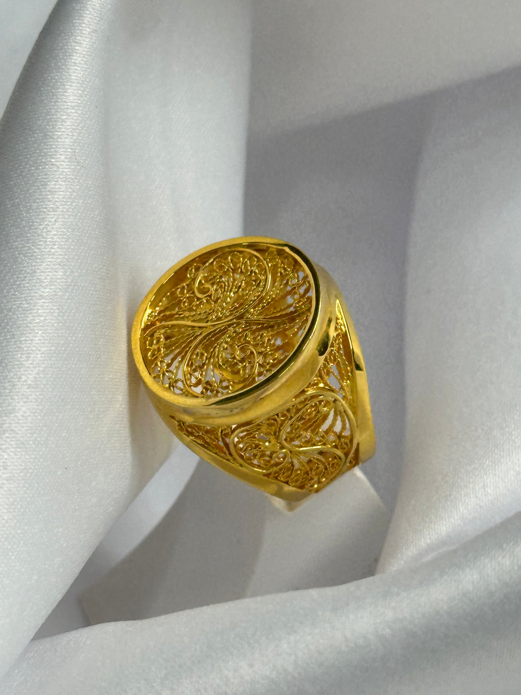 Chevalière filigrane / 12g