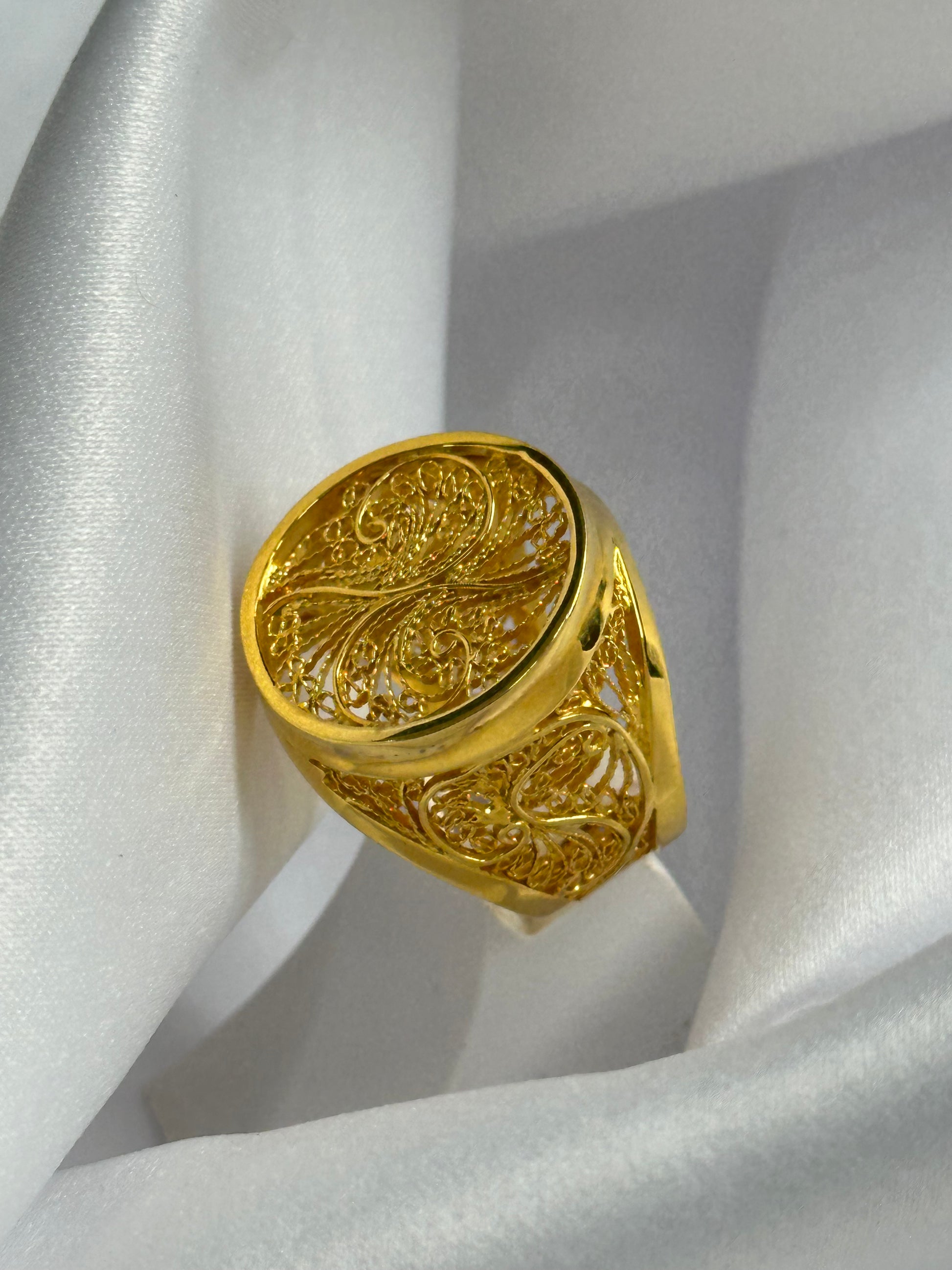 Chevalière filigrane / 12g