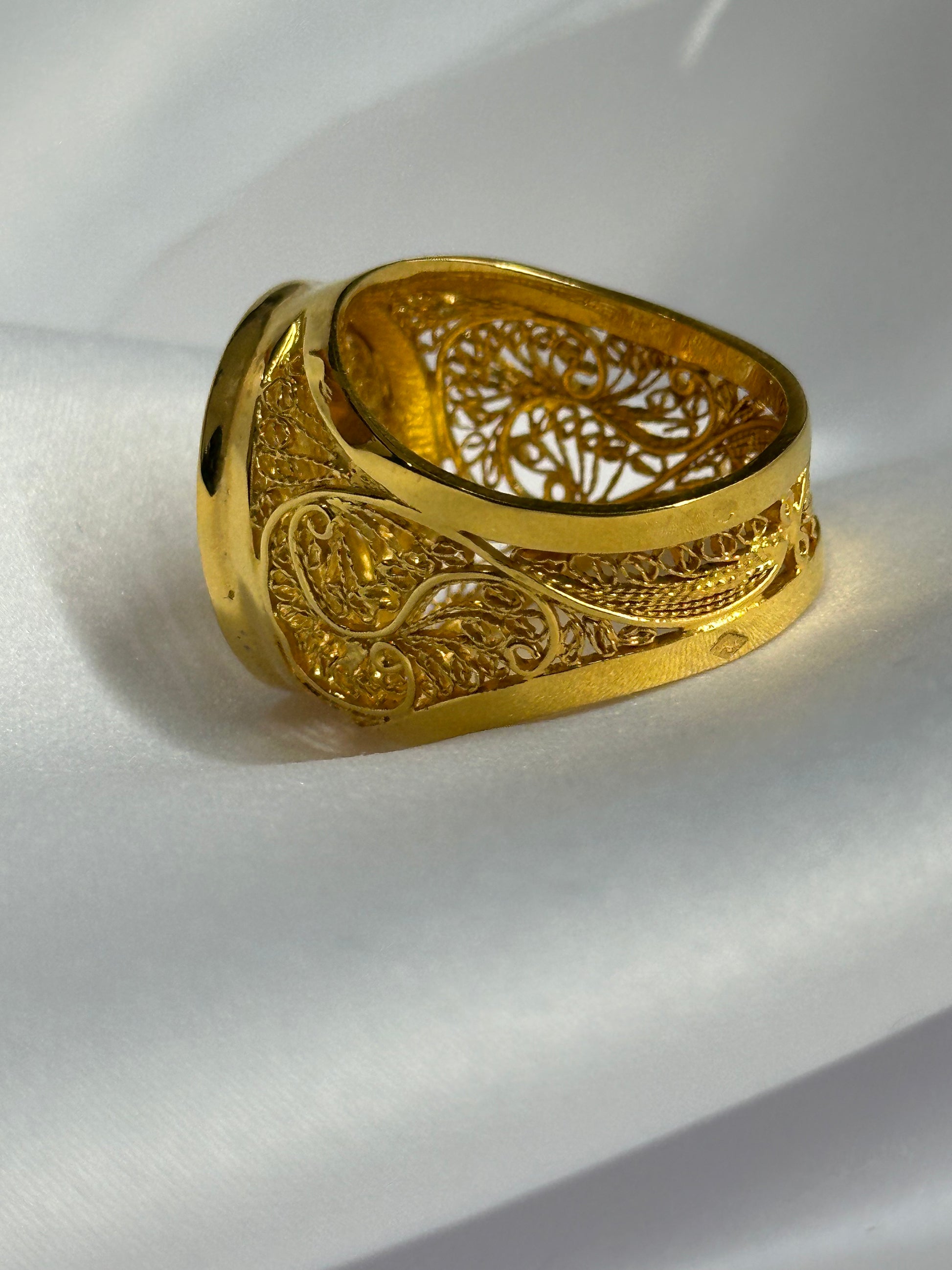 Chevalière filigrane / 12g