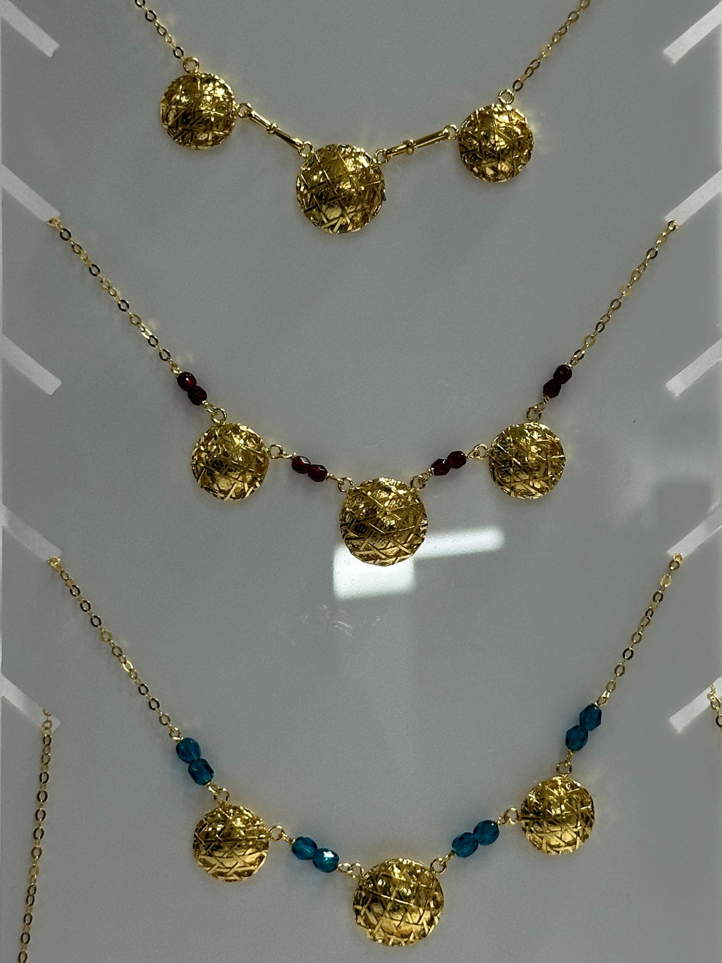 Collier à 3 Katoury / 45 cm de longueur