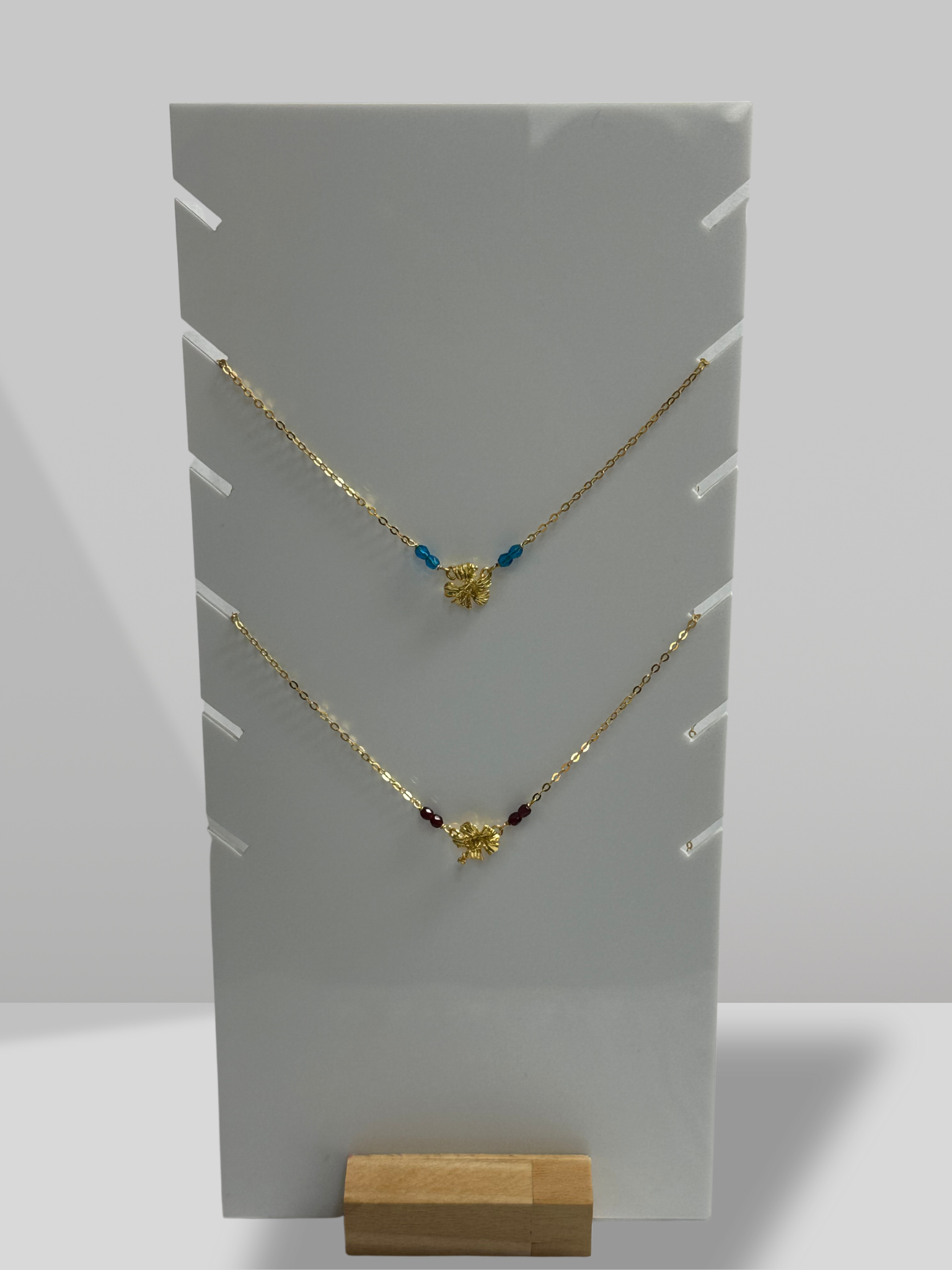 Collier hibiscus / 45 cm de longueur