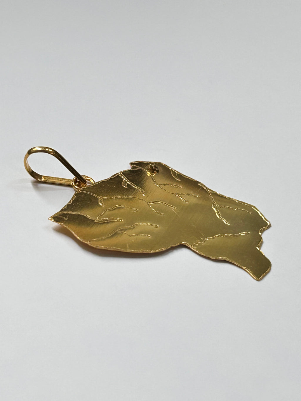 Pendentif carte de la Guyane sans le cercle