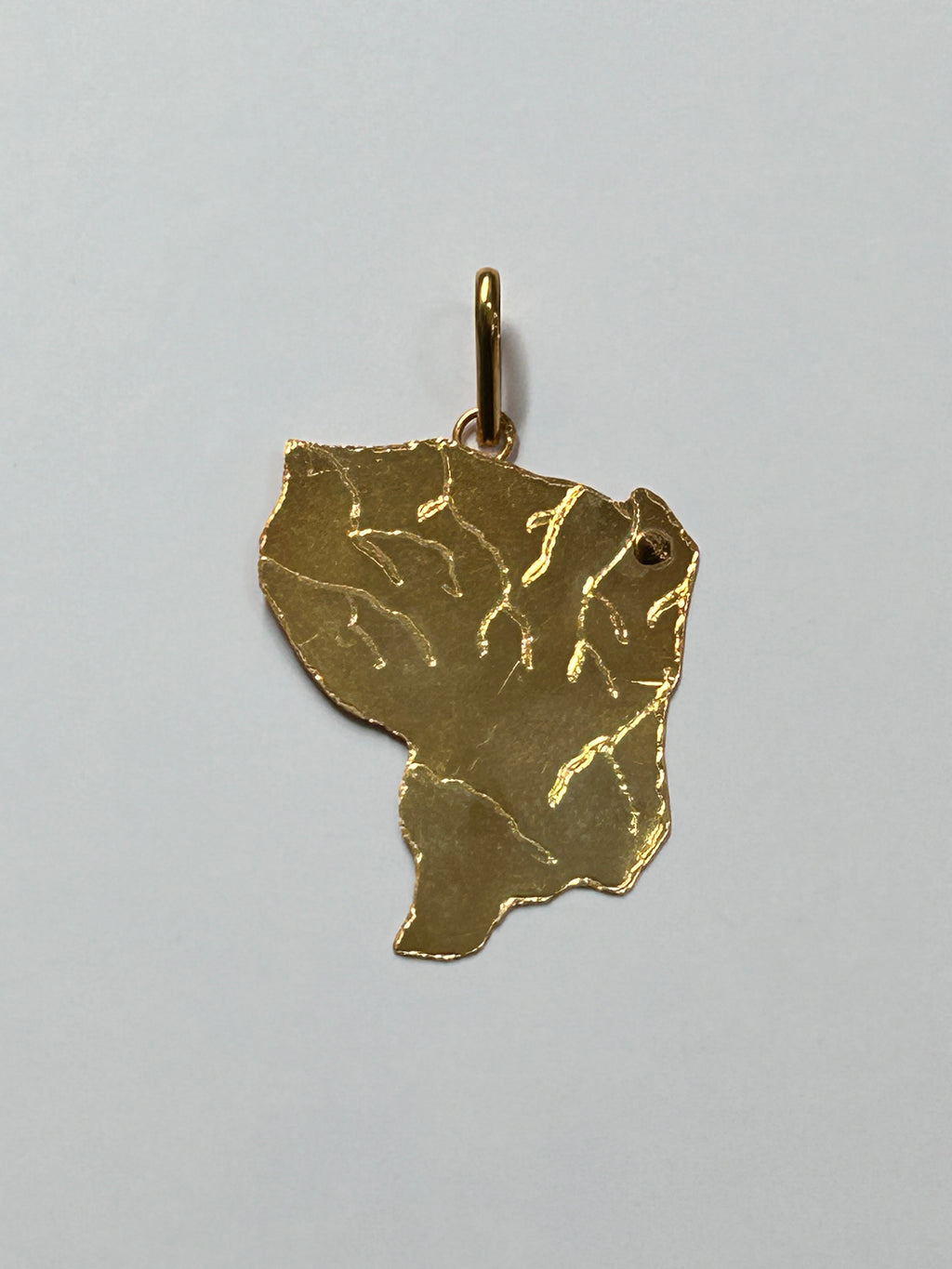 Pendentif carte de la Guyane sans le cercle
